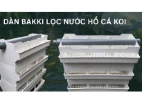 Hệ thống lọc Bakki shower cho Bacteria House và hồ cá koi