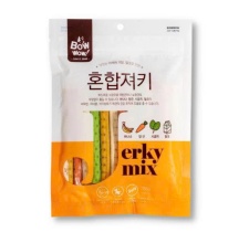 Bánh Thưởng Cho Chó Mèo Que Thịt Và Rau Củ BowWow Jerky Mix 280g