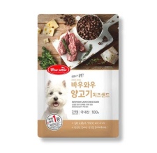 Bánh Thưởng Cho Chó Phô Mai Thịt Cừu BowWow 100g