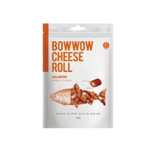 Bánh Thưởng Phô Mai Cuộn Thịt Bowwow Cheese Roll Vị Cá Hồi 120g