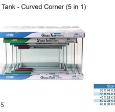 Bể cá mini Tank Curved Corner 