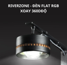 Đèn Lon Flat Xoay 360 Độ Riverzone Ánh Sáng RGB