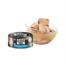 Pate Absolute Holistic Broth Chunks Vị Cá ngừ cắt khúc và dầu dừa 80g