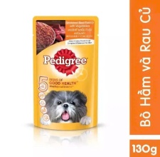 Pate Cho Chó Pedigree Adult 130g Vị Bò Và Rau củ