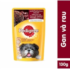 Pate Cho Chó Pedigree Adult 130g Vị Gan Và Rau củ