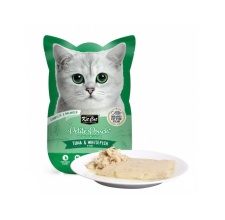 Pate Kitcat Petite Pouch cho mèo vị cá ngừ và cá trắng