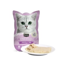 Pate Kitcat Petite Pouch cho mèo vị gà và cá ngừ