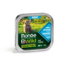 Pate Monge BWild vị cá cơm và rau cho mèo trưởng thành