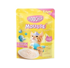 Pate Moochie Mousse Kitten vị cá ngừ và mực cho mèo con