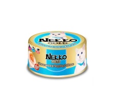 Pate Nekko Gold lon cho mèo loại Cá ngừ - Cá hồi (Creamy)