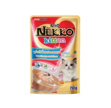 Pate Nekko Kitten Creamy vị cá ngừ - cá hồi (Creamy) cho mèo