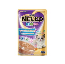 Pate Nekko Kitten Creamy vị cá ngừ và cá bào (Creamy) cho mèo