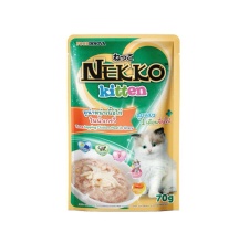 Pate Nekko Kitten Creamy vị cá ngừ và gà (Gravy) cho mèo