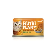 Pate Nutri Plan lon vị cá ngừ và phô mai cho mèo