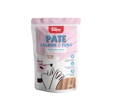 Pate Tell me 85g Cho Chó Vị Cá Hồi Và Cá Ngừ