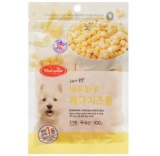 Phô Mai Viên Cho Chó Bowwow Cheese Ball (100g)