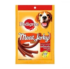 Snack Cho Chó Pedigree Meat Jerky Vị Bò Xông Khói 80g