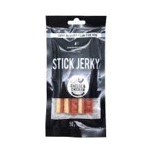 Snack Cho Chó Que Jerky BowWow 50g Vị Phô Mai Và Gà