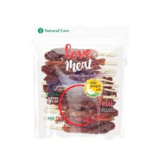 Snack Cho Chó Thịt Vịt Cuộn Da Bò Natural Core 160g