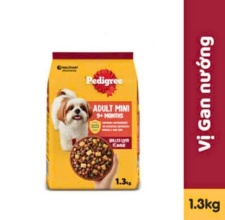 Thức Ăn Cho Chó  Pedigree Adult Mini Loại Gan Nướng 1.3kg