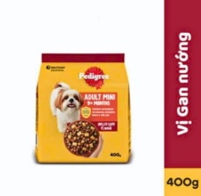 Thức Ăn Cho Chó  Pedigree Adult Mini Loại Gan Nướng 400g