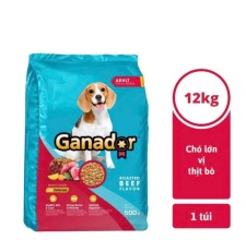 Thức Ăn Cho Chó Trưởng Thành Ganador Thịt Bò 12kg