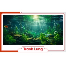 Tranh 3D Cho Bể Cá 