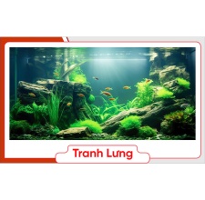 Tranh 3D Dán Bể Cá Đẹp