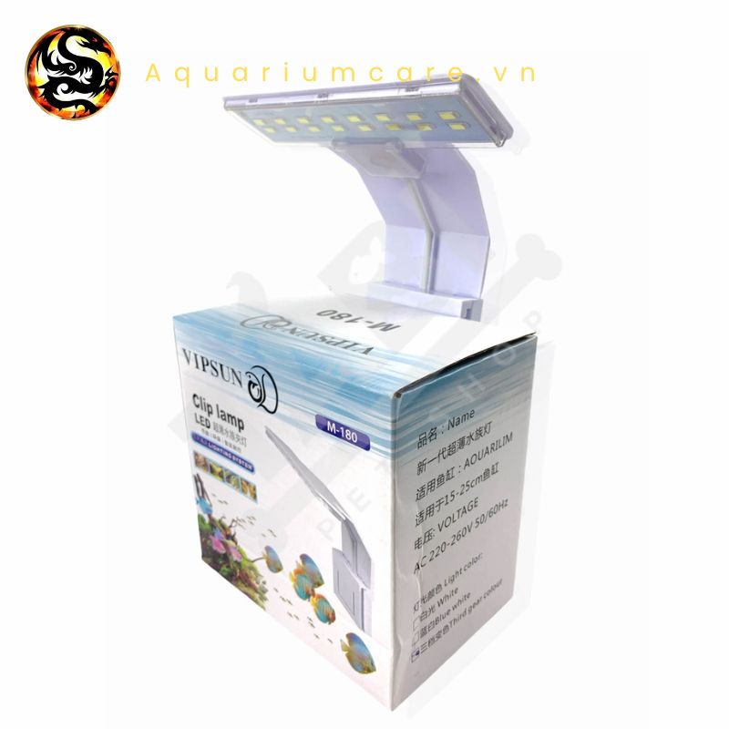 Đèn LED 12 Ánh Sáng Trắng Kẹp Thành Hồ Cá