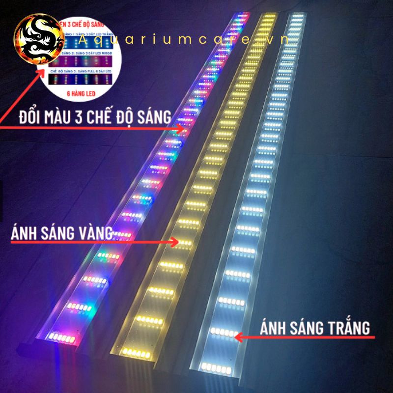 Đèn LED MÁNG NHÔM  hồ cá thuỷ sinh  1M - 1M4