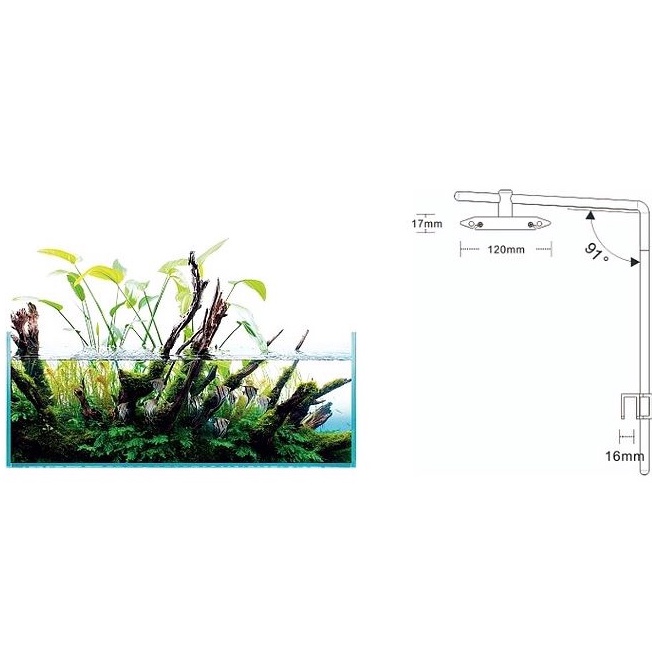 Đèn Week Aqua M600D RGBUV Tích Hợp Đèn UV