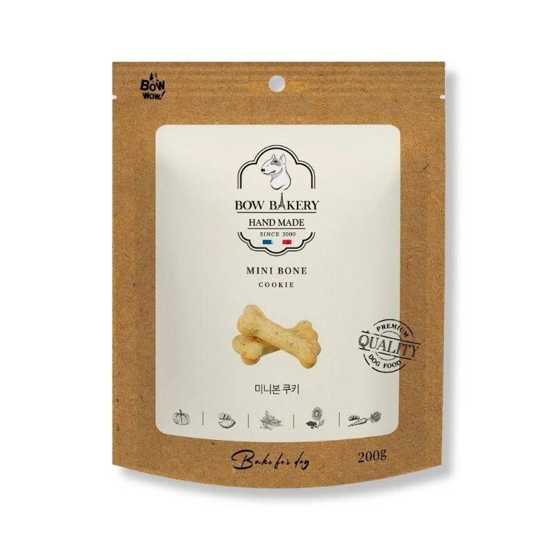 Bánh Thưởng Cho Chó Cookie Yến Mạch BowWow 200g