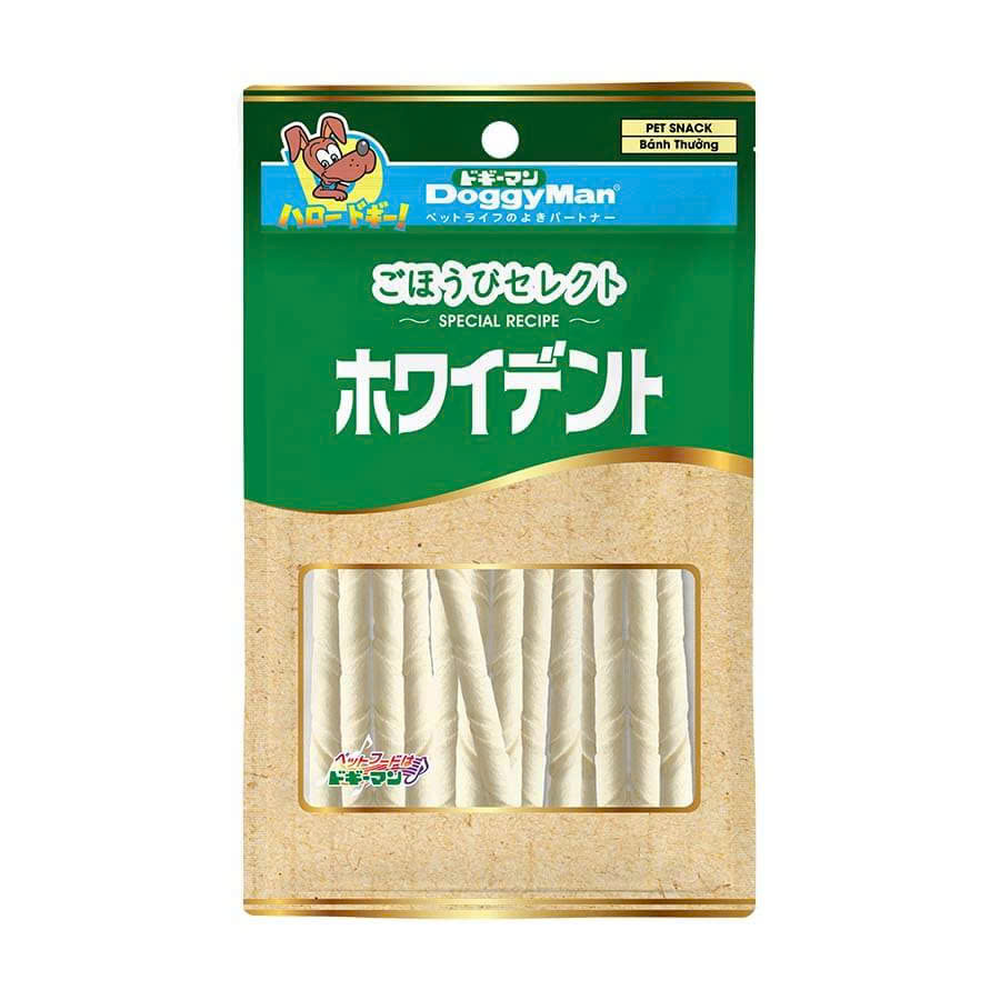 Bánh Thưởng Que Da Bò Sáp Ong DoggyMan 10 Cây Nhỏ