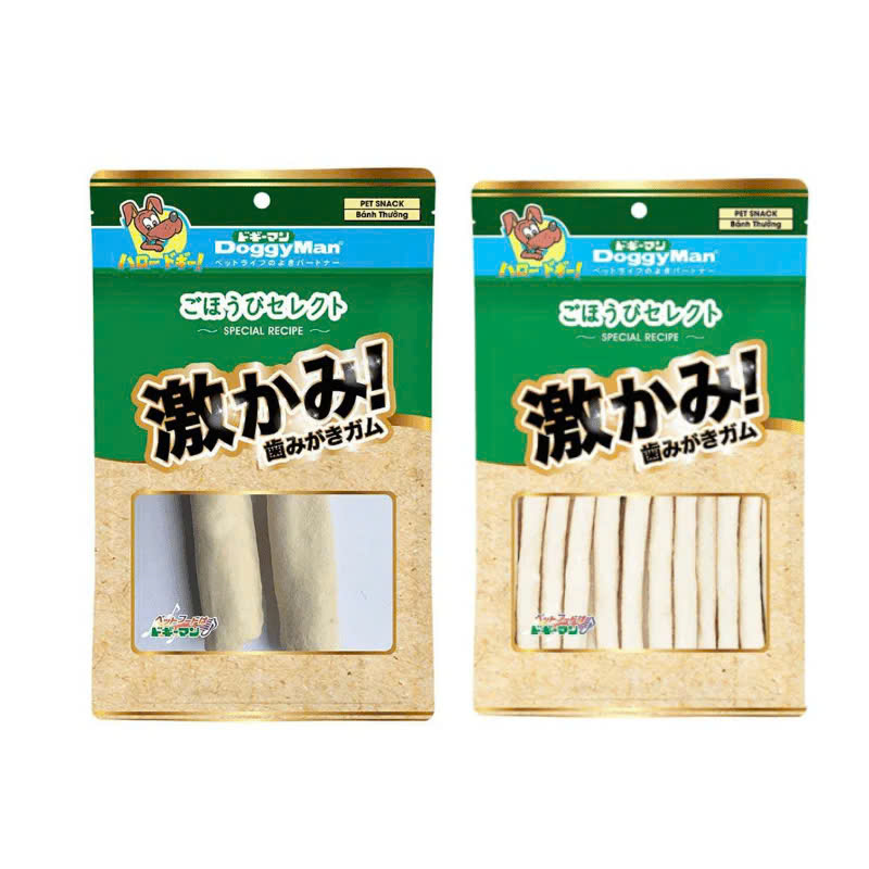 Bánh Thưởng Que Da Bò Sáp Ong DoggyMan 10 Cây Nhỏ