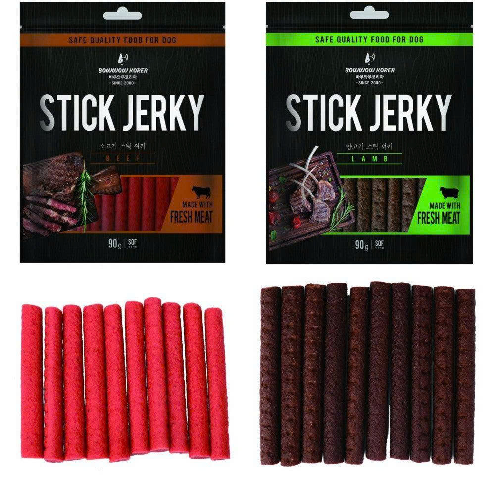 Bánh Thưởng Thịt Que BowWow Stick Jerky Vị Cừu 90g