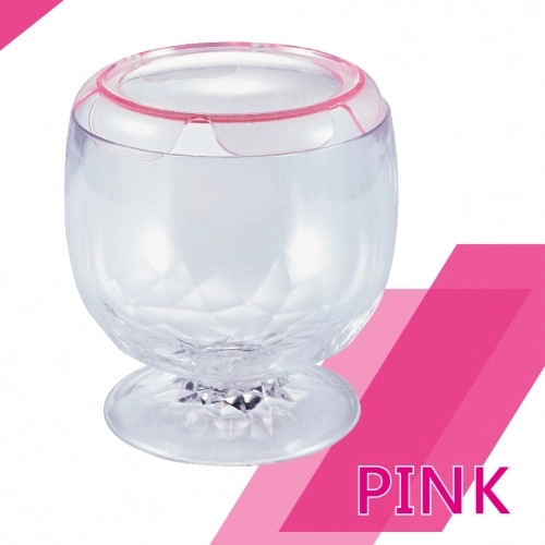 Bể cá Ista Stylish Display Round Tank màu hồng