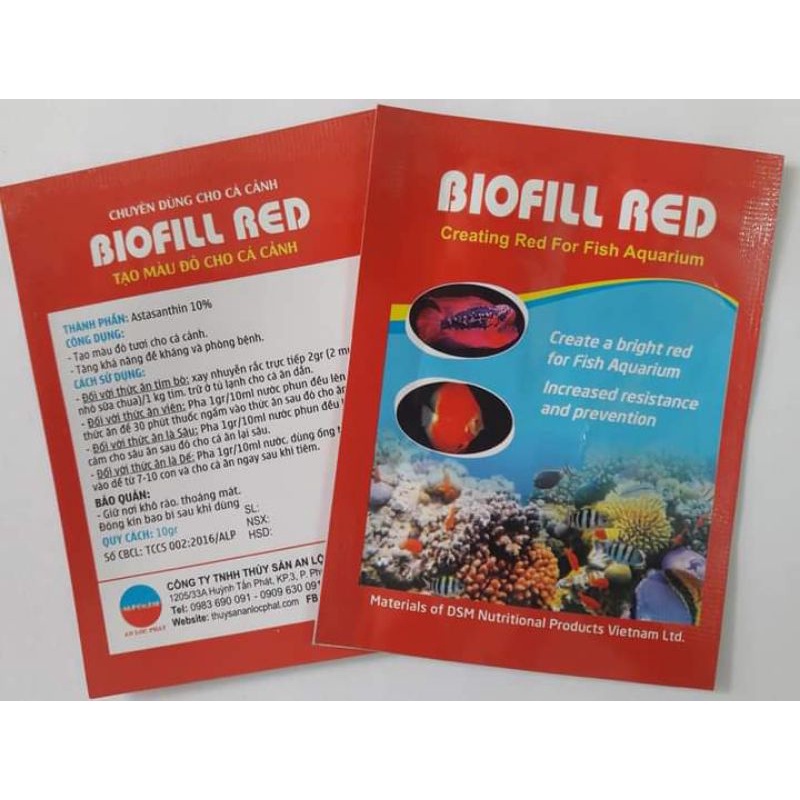 Biofill Red – Sắc Tố Đỏ Cho Cá Cảnh