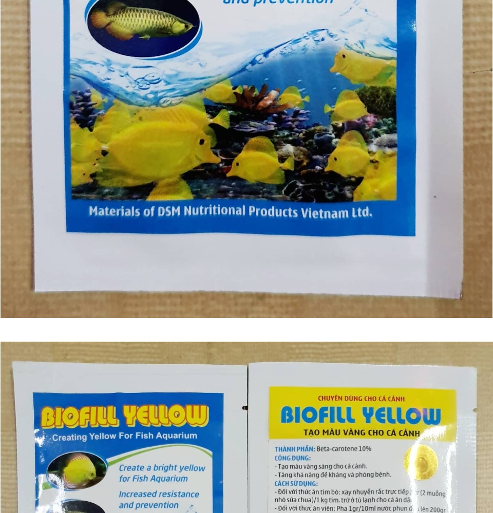 Biofill Yellow – Sắc Tố Vàng Cho Cá Cảnh