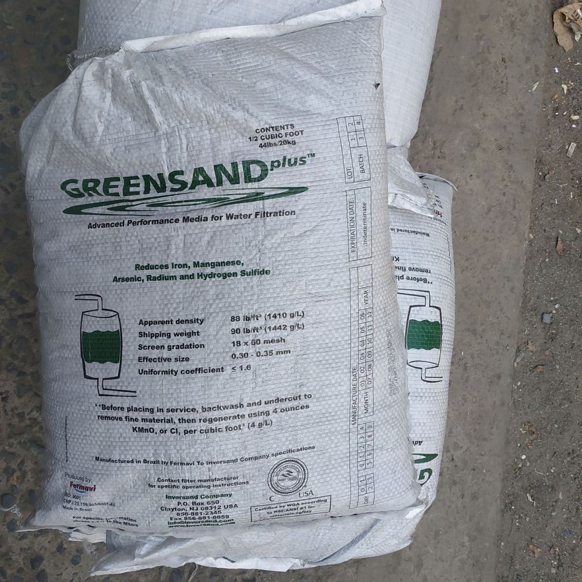 Cát Mangan Greensand Mỹ