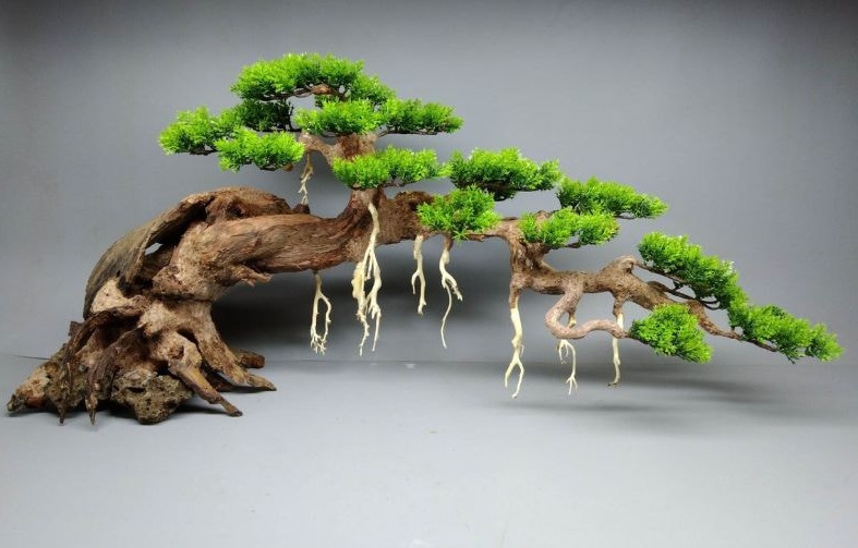 Cây Bonsai Giả Để Trang Trí Hồ Cá