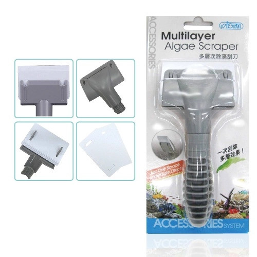 Dụng cụ cạo rêu, chùi hồ - Ista Multilayer Algae Scraper