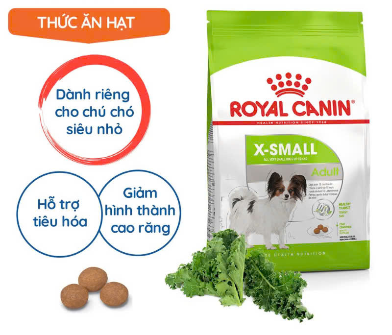 Hạt Cho Chó Siêu Nhỏ Royal Canin X-Small Adult