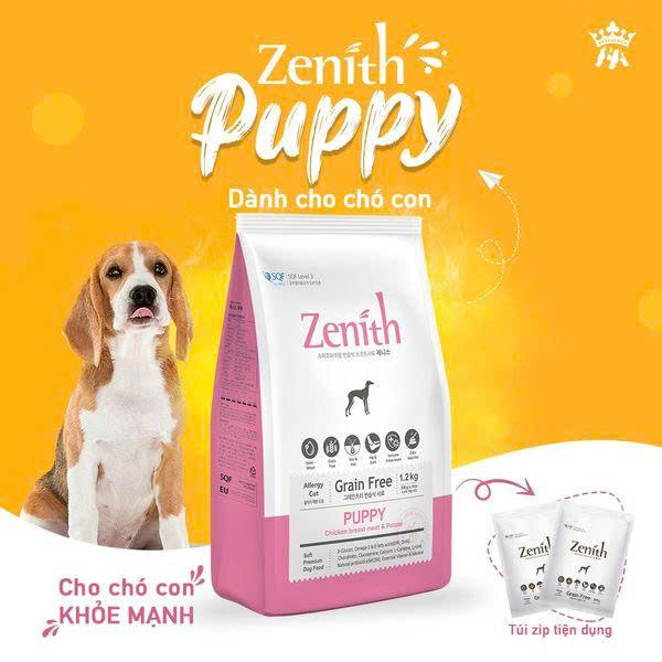 Hạt Mềm Cho Chó Con Zenith Puppy