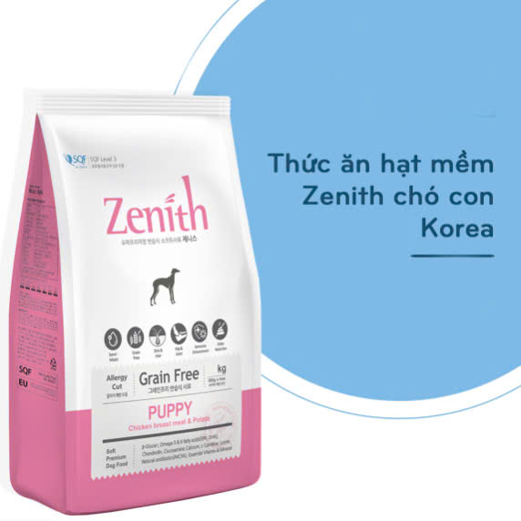 Hạt Mềm Cho Chó Con Zenith Puppy