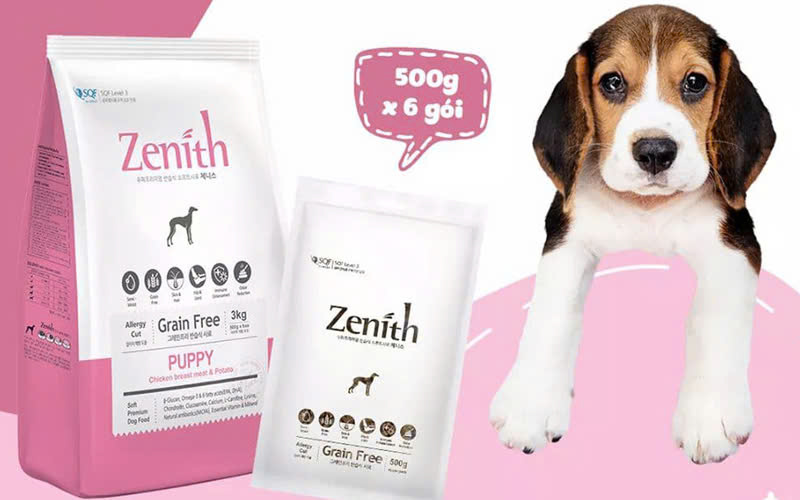 Hạt Mềm Cho Chó Con Zenith Puppy