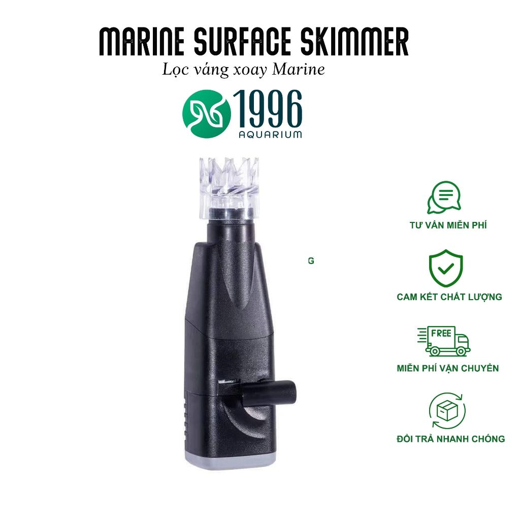 Lọc Váng Marine Mini Đầu Hút Xoay