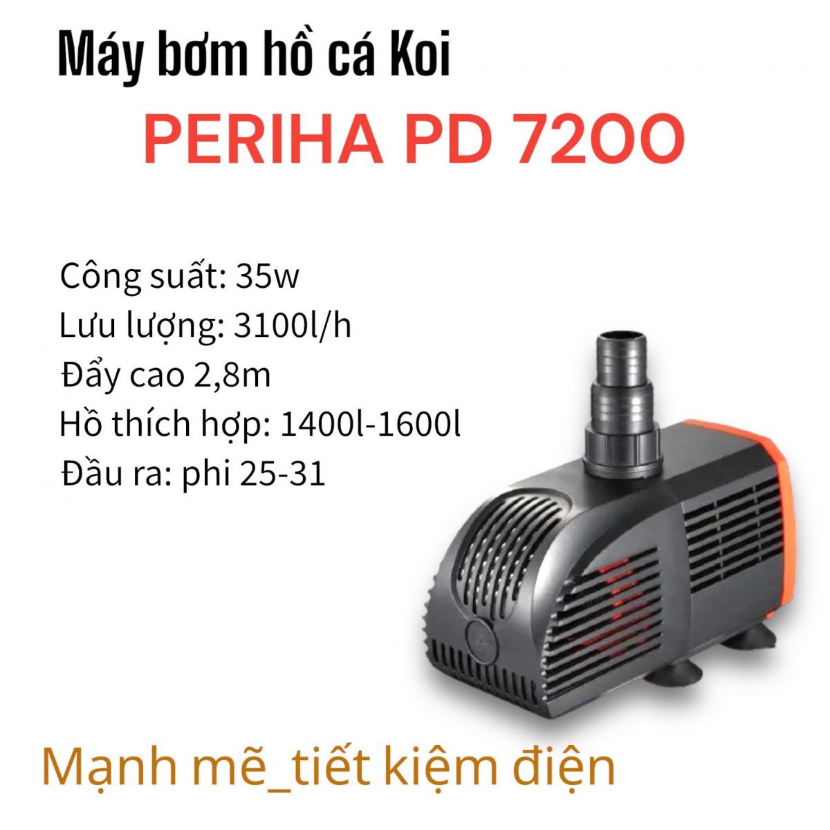 Máy Bơm Hồ Cá PERIHA PD7200