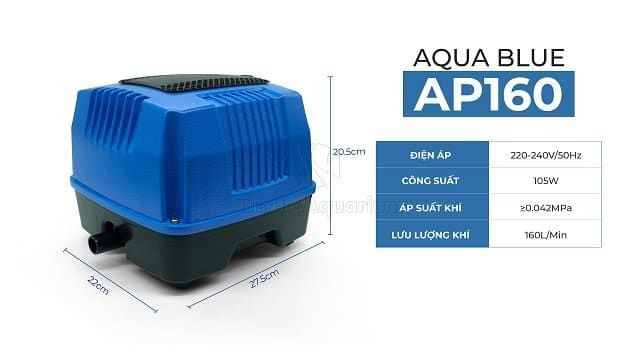 Máy Oxy Hồ Cá Aqua Blue AP-160