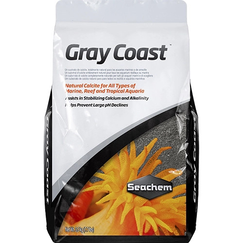 Nền hồ cá nước mặn - Seachem Gray Coast 10kg