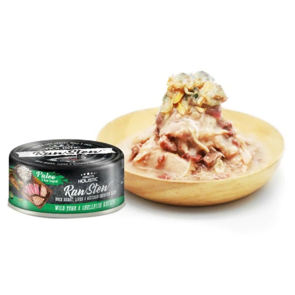 Pate Absolute Holistic RawStew Cho Chó Vị Cá ngừ Và Hến